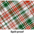 thumbnail image 5 of Plaid Christmas Tablecloth, Christmas Table Cloth Red Plaid Holiday Rectangular Tablecloth For Christmas Decor, Waterproof Wrinkle Free Red Plaid Christmas Tablecloth For Rectangle Tables 60 X 120, 5 of 6