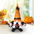 thumbnail image 5 of SLYNSHome Halloween Gnome Decorations,Handmade Pumpkin Faceless Elf Dolls for Halloween Party Home Office Decor, 5 of 6