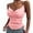 Pink, variant on Aayomet Gym Tops For Women Workout Crop Tops for Women Cropped Racerback Halter Neck Shirts Sleeveless Yoga Tops Pack,White XXL