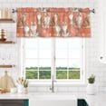 thumbnail image 6 of Drapery Wear Rod Short Curtain 54x18in Filter With Light Feature For Easy Installation Rod Free For Bedroom Kitchen Bathroom\r\n Cat And Flower, 6 of 7