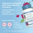 thumbnail image 3 of MaryRuth Organics Adult Magnesium Calm Gummies for Bone and Joint Health, Mineral Supplements, Hibiscus, 30 Count, 3 of 7