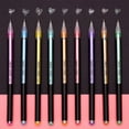 thumbnail image 4 of Markers, Tyeign Flash Pen Fluorescent Marker Pen Marker Pen Student Account Pen Color Neutral Pen 12 Color Set 2Ml Highlighters No Bleed Highlighters Yellow Highlighter Markers, 4 of 9