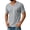 20# Light Gray, variant on Men's Big and Tall Shirts Cotton V Neck Plus Size Short Sleeve Soft Casual 2026 Summer Tee Army Green 2XL