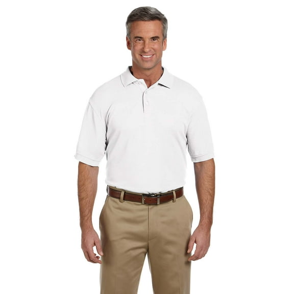 Harriton 5 oz. Blend-Tek Polo (M280) White, M