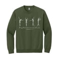 thumbnail image 2 of Christian Halloween Sweatshirt, Dancing Skeleton Dry Bones Come Alive, Bible Verse Faith Pullover, 2 of 3