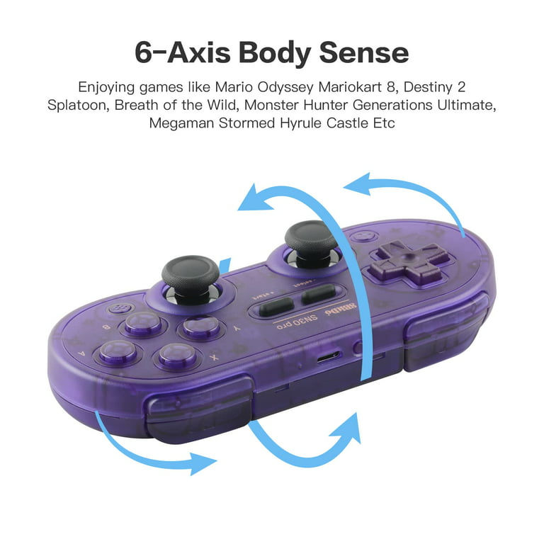 SN30 Pro+ with rainbow buttons : r/8bitdo