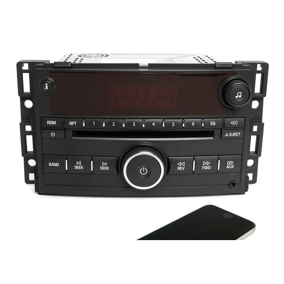 Restored 06-07 Saturn Ion Vue Radio AM FM CD with Aux Input & Bluetooth Up5850680 (Refurbished)