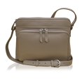 thumbnail image 1 of ili New York Bolsos cruzados de cuero genuino para mujer - Organizador de bolso de hombro con bloqueo RFID premium con correa ajustable, 1 of 5