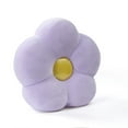 thumbnail image 5 of Your Zone Kids Daisy Weighted Plush Pillow, 15" x 15", Purple, 5 of 8
