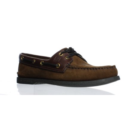 Sperry Top Sider Mens Authentic Original Brown Boat Shoes Size (Best Price On Sperrys)