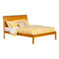 thumbnail image 4 of AFI Portland Queen Sleigh Solid Wood Platform Bed in Caramel Latte, 4 of 4