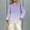 Purple, variant on Women's Long Sleeve Shirts Art Print Casual T Shirts Round Neck Cotton Shirt Basic Fall Winter Clothes