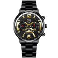 thumbnail image 1 of Reloj de calendario de moda para hombres popular Reloj de estudiante de estilo coreano para hombres Reloj de cuarzo de acero inoxidable para hombres, 1 of 4