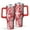Red Christmas Snowflake, variant on Red Christmas Snowman Pattern Tumbler with Handle and Lid,40oz Double Wall Vacuum Insulated Tumbler,Cups Gift for Women and Men