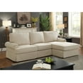 thumbnail image 2 of Furniture of America Cory Transitional Sectional Sofa in Beige Fabric, 2 of 6
