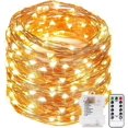 thumbnail image 1 of Cable de cobre con batería de 10 m con control remoto y temporizador, ideal para bodas, fiestas y dormitorios, 1 of 5
