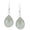 Aquamarine, variant on Natural Turquoise Sterling Silver Plated Dangle Earrings for Women - Green Stone December Birthstone Teardrop Shape Handmade Earrings Jewelry - Women's day Gifts for Her