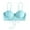 ZA Blue, variant on Strappy Seashell Bikini Top Swim Tops Push Up Bathing Suit Tops For Women With Underwire Swimsuit Tops