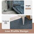 thumbnail image 5 of 5x7 Washable Area Rugs for Bedroom Living Room, Low Pile Thin Rug Solid Color, Non-Slip Carpet Indoor for Home Decor (Navy Blue), 5 of 8