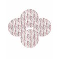 thumbnail image 7 of 15 Inch Round Placemats Set of 4, Red Grey Botanical Non Slip Heat Insulation PP Table Mats, Spring Floral Summer Farmhouse Washable Place Mats for Kitchen Dining Party Table Decor, 7 of 7