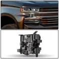 thumbnail image 3 of Passenger For 2019-2021 Chevy Silverado 1500 LED Headlight w/ Halogen Signa RH, 3 of 8