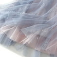 thumbnail image 4 of SWSMCLT Women's High Waist Tulle Skirt Flowy Chiffon Pleated Layered A Line Summer Calf Length Vintage Skirt Mesh Blue Small-Large, 4 of 4