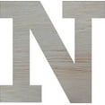 thumbnail image 1 of Wooden Block Letters, Unfinished 10'' Rockwell N, Craft, 1 of 1