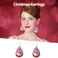 thumbnail image 1 of Fiudx Colgante Navideño, Colgante de Cuero con Lentejuelas, Accesorios para Niña, Ropa de Fiesta, Estilo a Juego, Idea de Regalo para Niña, Diseño Ligero., 1 of 2