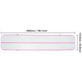 thumbnail image 5 of VEVOR Gymnastics Air Mat, 4 inch Thickness Inflatable Gymnastics Tumbling Mat, Tumble Track with Electric Pump, Training Mats for Home Use/Gym/Yoga/Cheerleading/Beach/Park/Water, 16 ft, Pink, 5 of 10