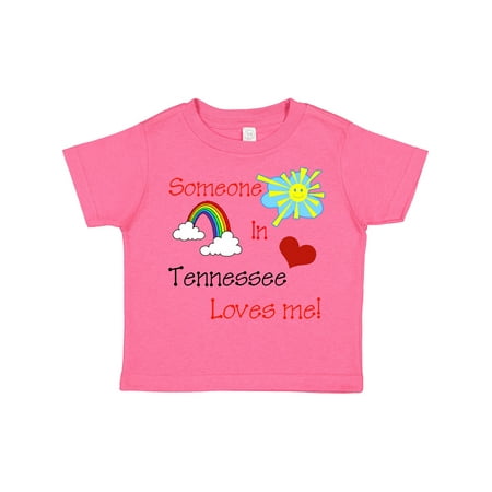 

Inktastic Someone in Tennessee Loves Me! Gift Toddler Boy or Toddler Girl T-Shirt