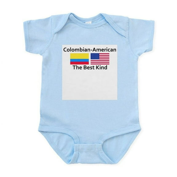 CafePress - Colombian American The Best K Infant Bodysuit - Baby Light Bodysuit, Size Newborn - 24 Months