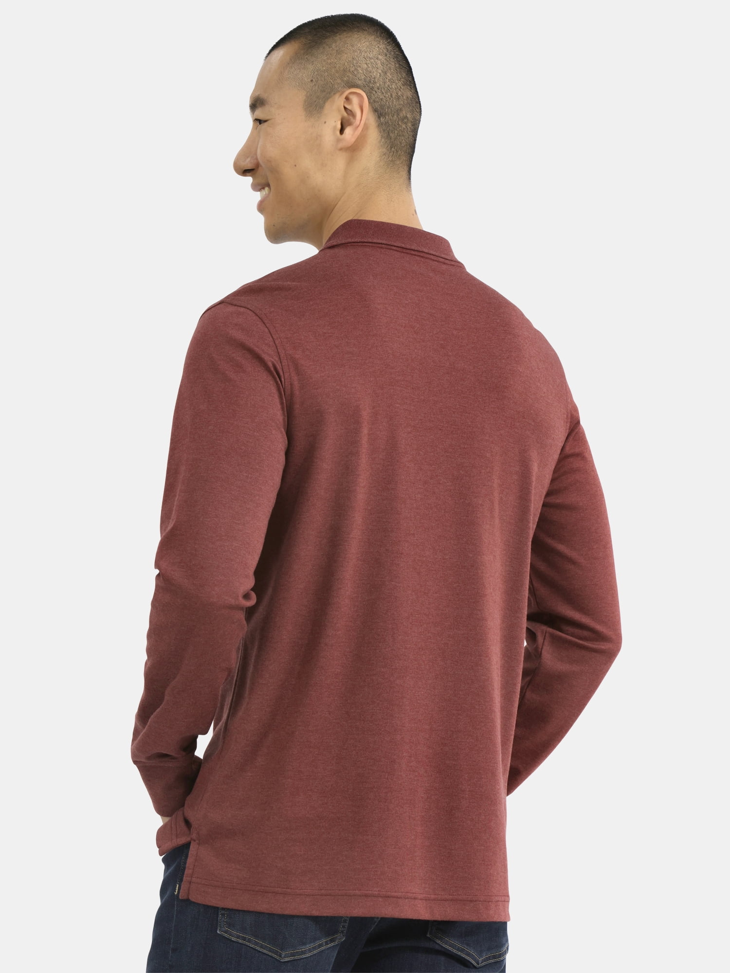 George Men’s and Big Men’s Interlock Polo Shirt, Sizes S-3XL