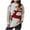 White, variant on JURANMO Women's Fashion Sweater Jumper Tops, Fashion Christmas Moose Pattern Casual Holiday Sweaters Knit Top Loose Pullover Sweater Lightning Deals Blue XL