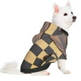 thumbnail image 2 of Salouo Chess Board With Pawns Pattern Small Dog Hoodie Sweatshirts Dog Clothes Coat Clothing Puppy Sweater Outfit Pullover Pet Winter Coat Sweater Outfit-XX-Large, 2 of 7