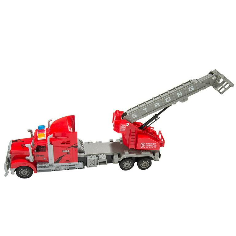 Remote Control 1:15 Scale Big Rig Truck featuring Rotating Crane