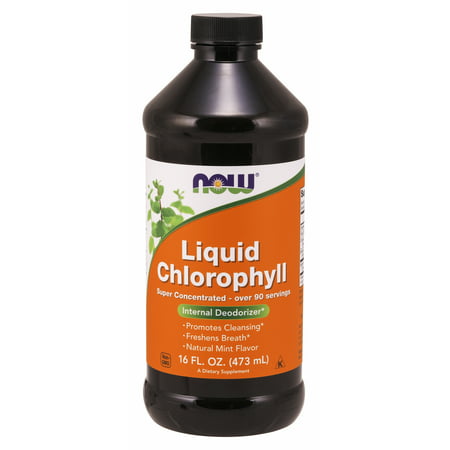 NOW Supplements, Chlorophyll, Mint, Liquid, (Best Source Of Chlorophyll)