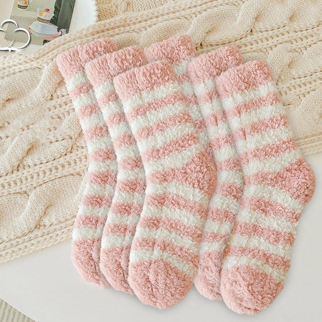 Warm Christmas Fashion Windproof Printing Mid Tube Socks Long Tube Cotton