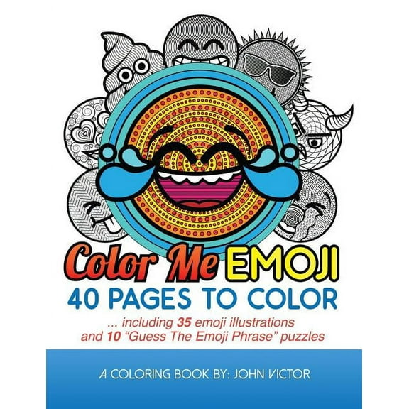 Color Me Emoji: 40 Pages to Color (Paperback)