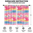 thumbnail image 2 of Blackout Kids Curtains,Colorful Cloud Star Pattern Childrens Insulated Curtains Set Of 2,Bedroom Essentials,Toddler Room Decor 52"x84", 2 of 5