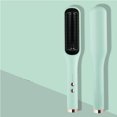 thumbnail image 2 of US Electric Hair Straightener Brush Straightening Curler Brush Hot Comb Frizzy, 2 of 12