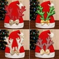 thumbnail image 4 of Gorro navideño de Papá Noel, cálido, para fiestas de cosplay, disfraces, decoración para niños, adultos, regalo de Navidad, 4 of 8
