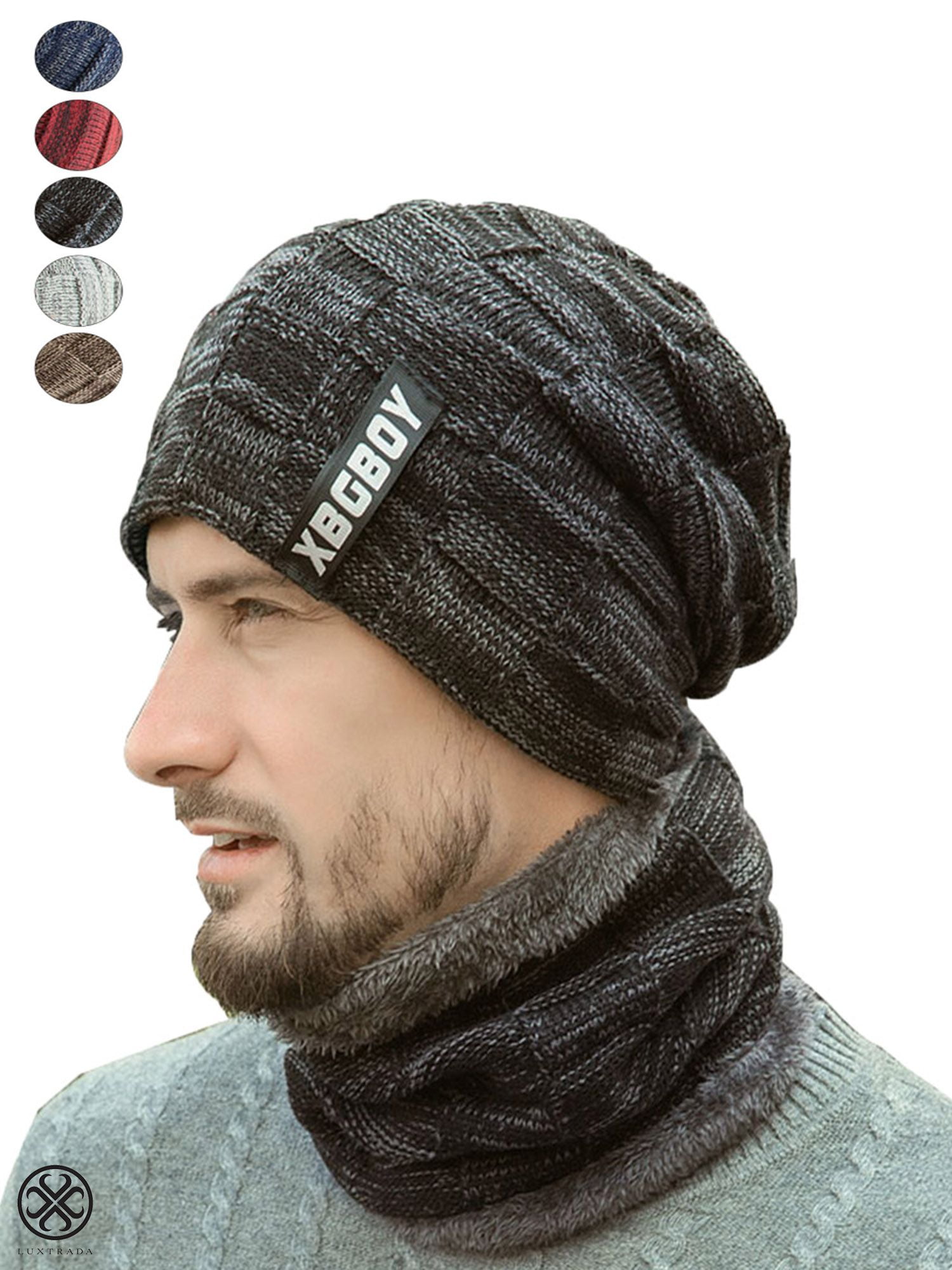 Fashion Kiss Band Skull Cap Beanie Hat Warm Winter Hat for Men and Women