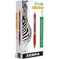 thumbnail image 2 of Zebra Z-Grip Gel Retractable Ballpoint Rollerball Pen, Medium Point, 0.7mm, Red, 12-Count, 2 of 4