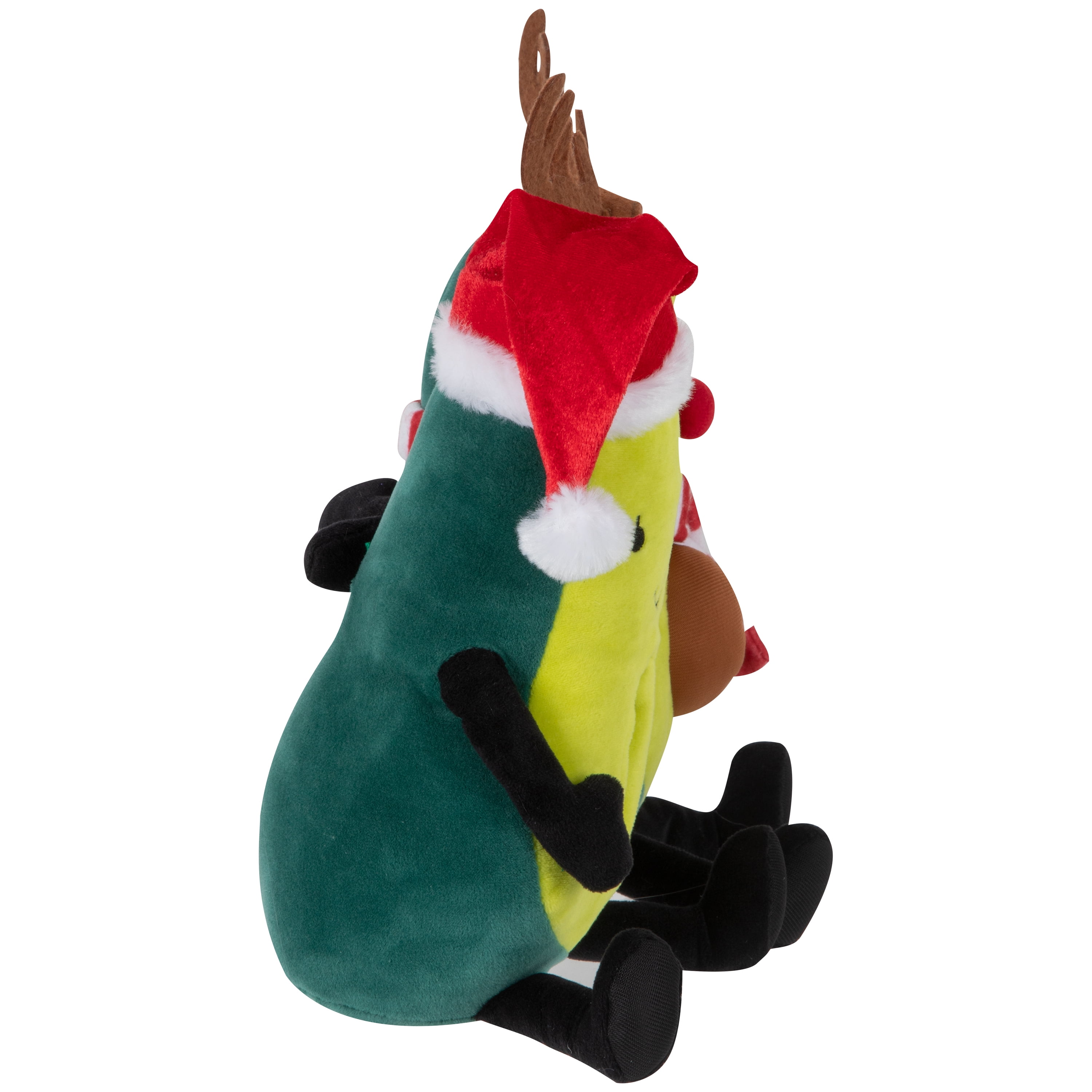Christmas Foodie Friends Avocado 10.6299 in x 5.5118 in x 9.8425 in x 0.8049 lb, HOLIDAY TIME PL FODIE FRIEND-AVOCADO