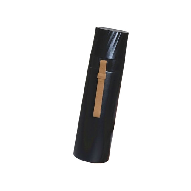Botella de Termo al Vacío Portátil de Acero Inoxidable Advancent Teteras Negro 350ml