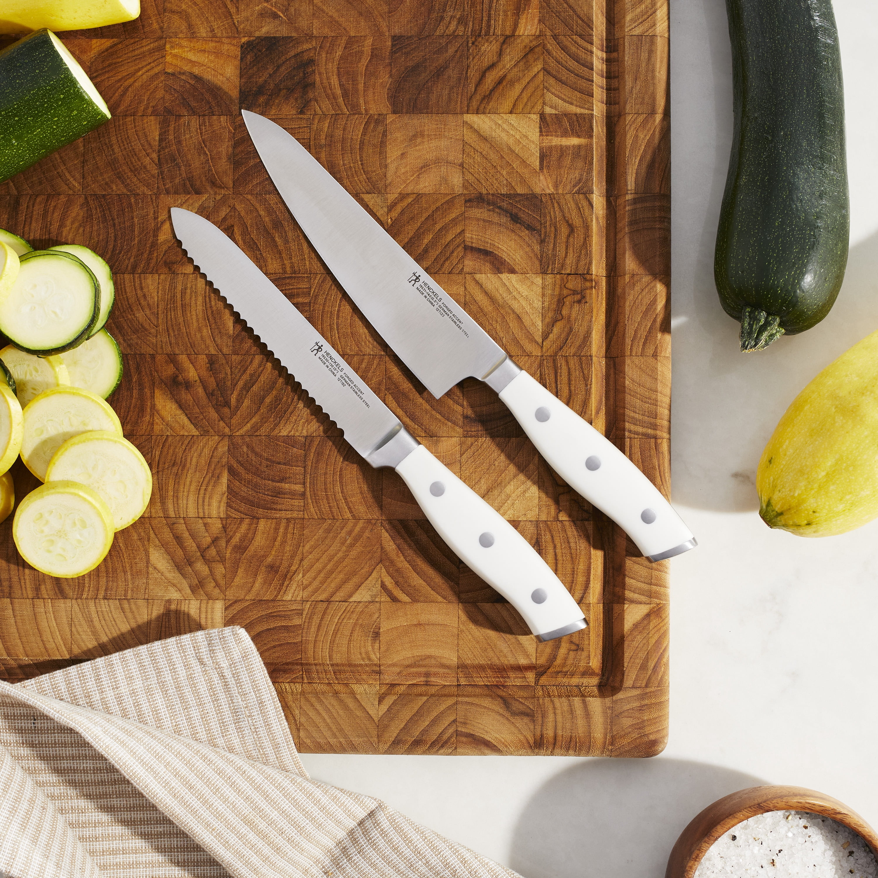 Henckels Forged Accent 2-pc Prep Knife Set - White Handle