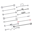 thumbnail image 4 of Barra De Curva Recta De Acero Inoxidable Quirúrgica Corporal Barra Industrial Sunnimix Aretes de acero inoxidable, 4 of 8