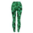 thumbnail image 4 of Hvot&aat Women's St. Patrick's Day Leggings Shamrock Stretchy Tights Yoga Pants Sports Fitness Peach Hip Stretch Pants, 4 of 7
