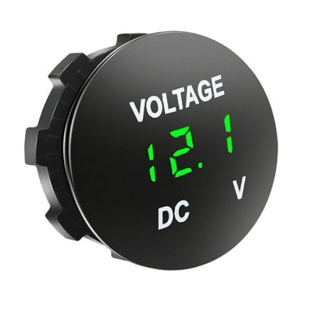 

GLFILL Dc 12-24V Car Boat Motorcycle Led Panel Digital Voltage Meter Display Voltmeter