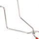 thumbnail image 3 of V-Shaped Stainless Steel Taco Tongs Crispy Air Fryer Long Handle Kitchen Utensil, 3 of 4